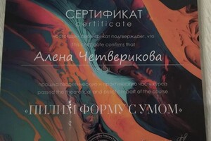 Диплом / сертификат №6 — Четверикова Алена Александровна