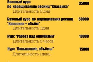 Дизайн прайс-листа — Долгих Ирина Олеговна