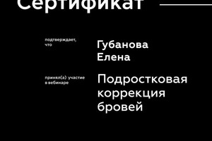 Диплом / сертификат №3 — Губанова Елена Анатольевна