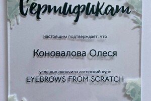 Диплом / сертификат №5 — Коновалова Олеся Александровна