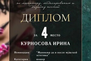 Диплом / сертификат №1 — Курносова Ирина Анатольевна