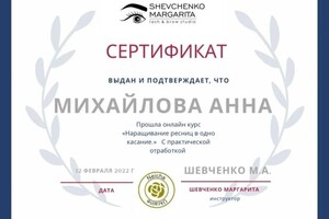 Диплом / сертификат №1 — Михайлова Анна Павловна