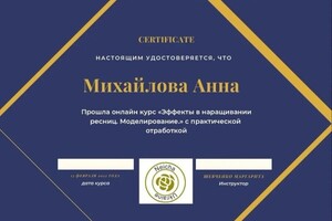 Диплом / сертификат №2 — Михайлова Анна Павловна