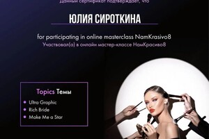 Диплом / сертификат №4 — Сироткина Юлия Евгеньевна