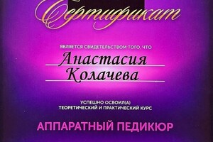 Диплом / сертификат №6 — Колачева Анастасия Владимировна