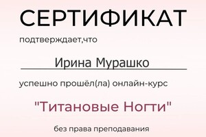 Диплом / сертификат №4 — Мурашко Ирина Васильевна