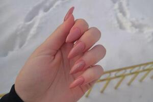 Наращивание,дизайн и однотонное покрытие — Макарова Юлия Николаевна