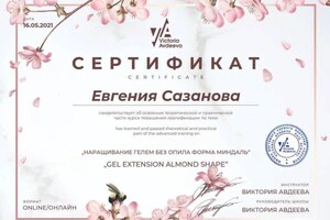 Диплом / сертификат №6 — Сазанова Евгения Юрьевна