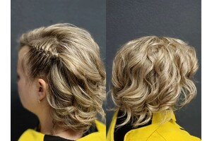 Укладка с элементами вплетения волос — Кутовая Олеся Сергеевна