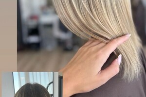 Адаскалица Виктория Сергеевна — Окрашивание волос выполнено в сложной техники Аиртач (эиртач) . Исправление чужой работы . — Портфолио №10