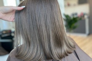 Адаскалица Виктория Сергеевна — Окрашивание в один тон + уход — Портфолио №5