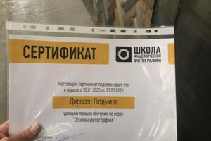 Дирксен Людмила Сергеевна — Диплом / сертификат №1