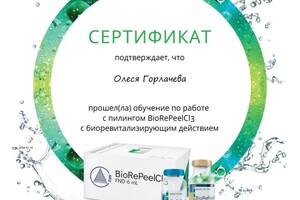 Диплом / сертификат №10 — Горлачева Олеся Сергеевна