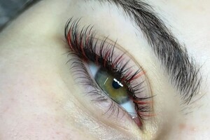 Гундорова Юлия Станиславовна — Эффект ламинированных ресниц с цветными лучами — Портфолио №13