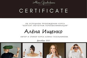 Диплом / сертификат №3 — Ищенко Алена Игоревна