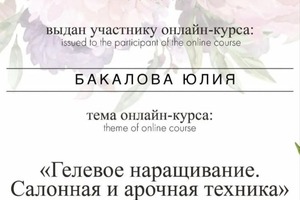 Диплом / сертификат №137 — Юлия