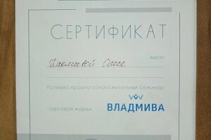 Диплом / сертификат №15 — Кармеева Олеся Камиловна