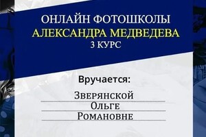 Диплом / сертификат №3 — Карпенко Ольга Романовна