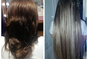 Ковалева Кристина Игоревна — Косы со свободным концом. Из канекалона. Бюджетный вариант наращивания — Портфолио №5