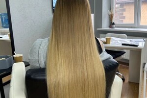 Кравцова Анна Валерьевна — Наращивание волос горячим способом; 50см 100гр /250прядей или 350 микро прядей — Портфолио №17