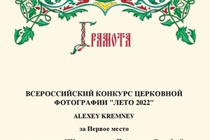 Диплом / сертификат №8 — Кремнёв Алексей Анатольевич