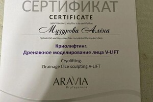 Диплом / сертификат №1 — Музурова Алёна Игоревна