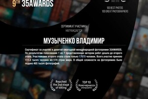 Диплом / сертификат №3 — Музыченко Владимир Анатольевич