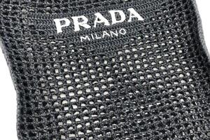 Сумка связана на заказ из рафии модель Prada — Николаенко Мария Алексеевна