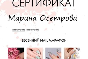 Диплом / сертификат №14 — Осетрова Марина Александровна