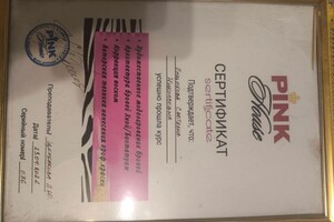 Пищикова Светлана Николаевна — Диплом / сертификат №2