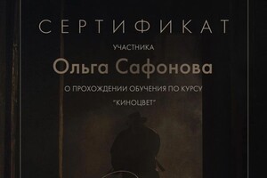 Диплом / сертификат №4 — Сафонова Ольга Вадимовна