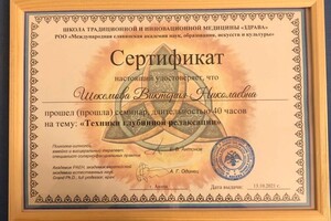 Шекемова Виктория Николаевна — Диплом / сертификат №16