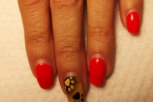 Шевченко Ульяна Алексеевна — Ноготки после 4-х недель носки. — Портфолио №67