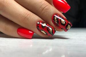 Портфолио №21 — Black and white nail