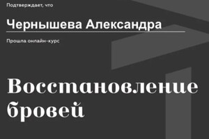 Диплом / сертификат №1 — Чернышева Александра Сергеевна