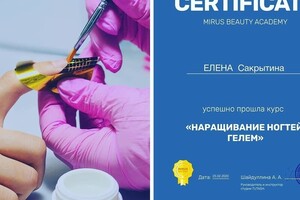 Диплом / сертификат №3 — Сакрытина Елена Евгеньевна