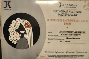 Диплом / сертификат №10 — Андреев Александр Аркадьевич