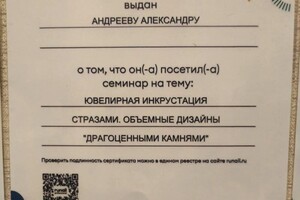 Диплом / сертификат №33 — Андреев Александр Аркадьевич