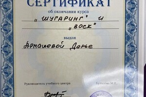 Диплом / сертификат №4 — Армашева Дарья Сергеевна