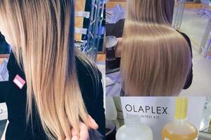 Окрашивание волос, блонд; Olaplex — Аймар Самир