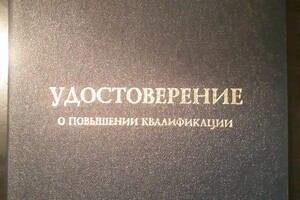 повышение квалификации — Екель Анастасия Павловна