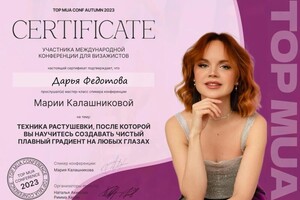 Диплом / сертификат №6 — Федотова Дарья Михайловна