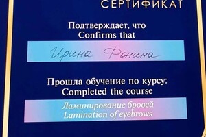 Диплом / сертификат №5 — Фонина Ирина Владимировна