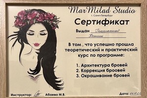 Диплом / сертификат №6 — Галешкина Ксения Дмитриевна