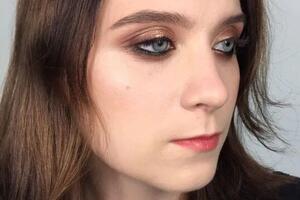 вечерний образ, smoky eyes — Грубиян Алена Андреевна