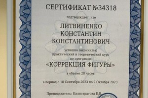 Диплом / сертификат №2 — Литвиненко Константин Константинович