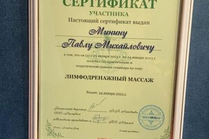 Диплом / сертификат №3 — Минин Павел Михайлович