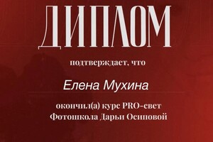 Диплом / сертификат №2 — Мухина Елена