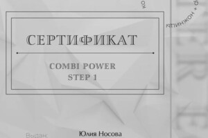 Диплом / сертификат №6 — Носова Юлия Андреевна