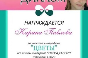 Диплом / сертификат №3 — Павлова Карина Александровна